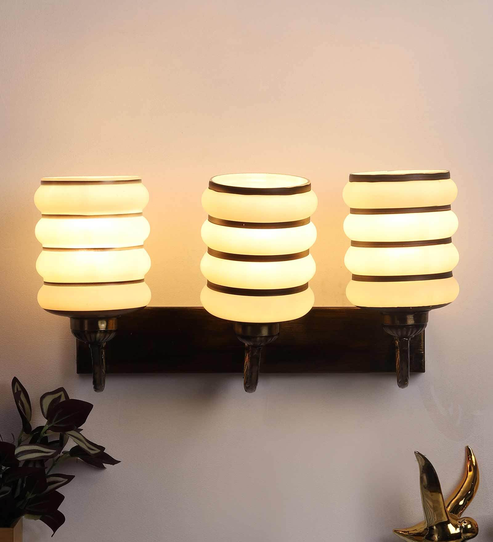 Turin Antique Gold Metal Wall Sconces