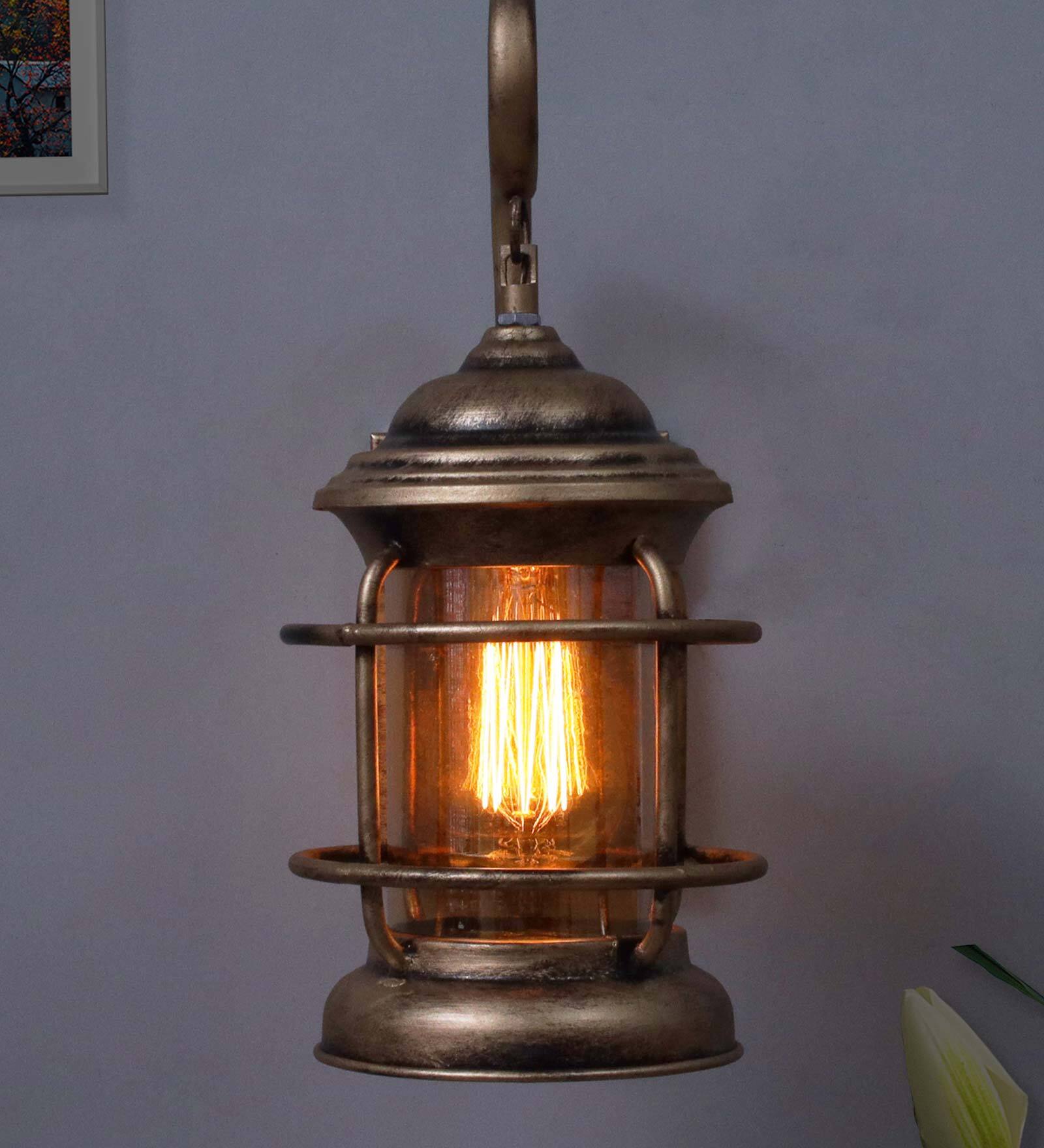 Poulsen Antique Gold Metal Wall Sconces