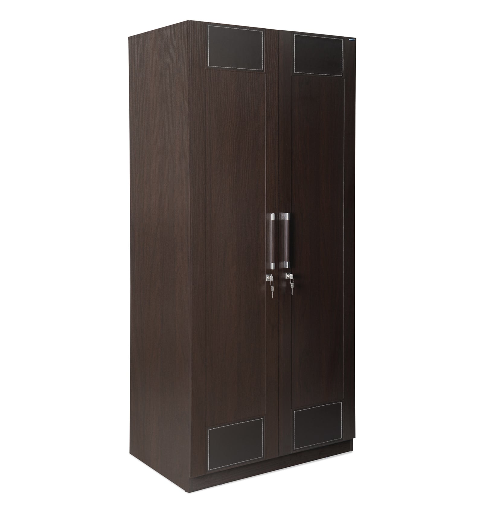 Antonia Two Door Wardrobe In Walnut Colour By Nilkamal Buy