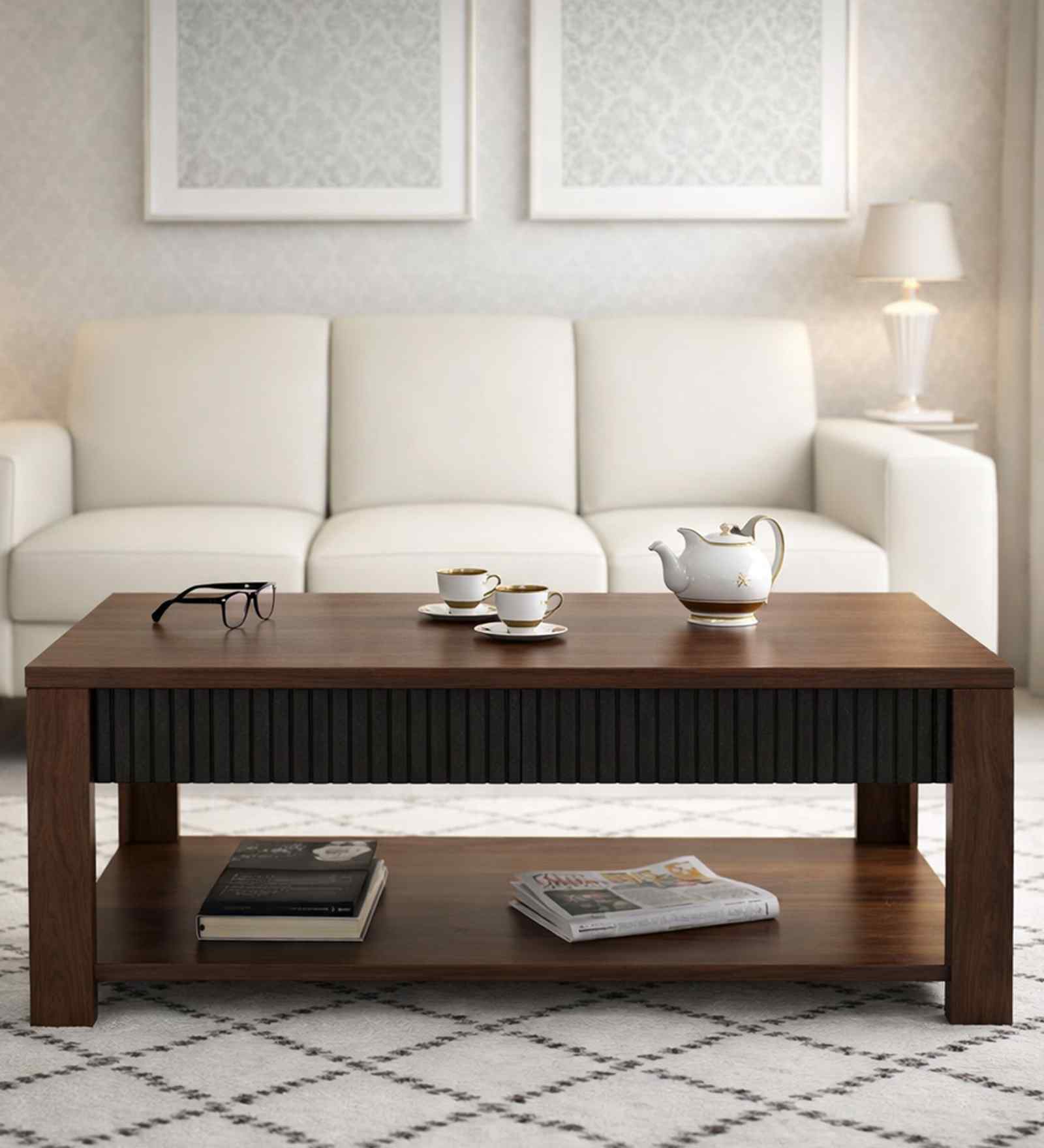 Antwerp Coffee Table In Sheesham Finish