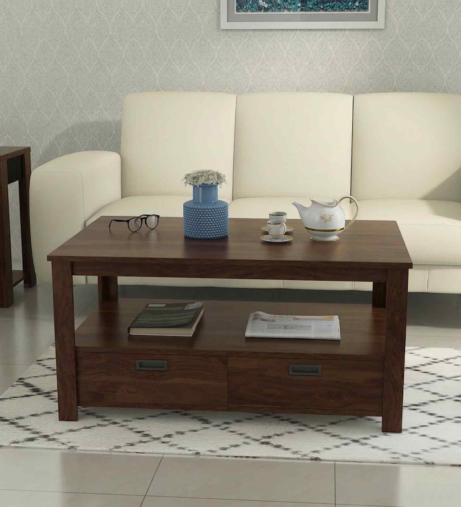 Antwerp Coffee Table In Sheesham Finish