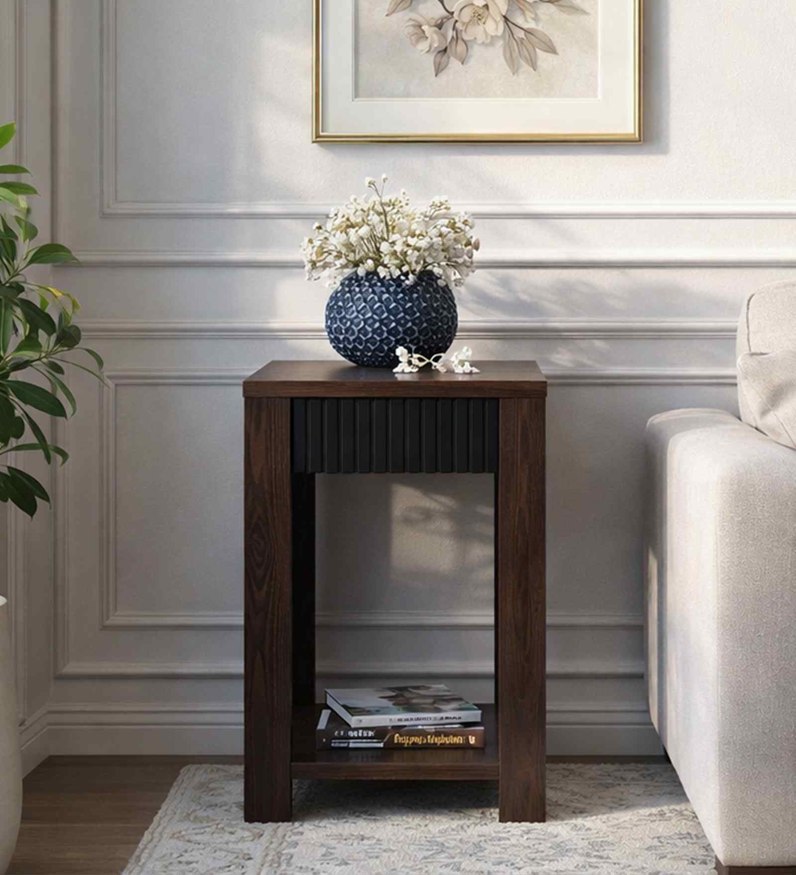 Antwerp End Table In Sheesham Finish