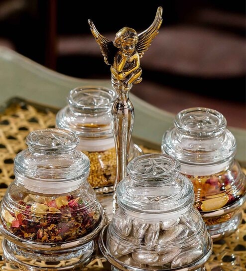 Angel 300ml Gold Stainless steel Condiment Set