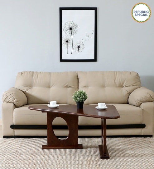 Annecy Mango Wood Coffee Table In Scratch Resistant Tubbaq Finish