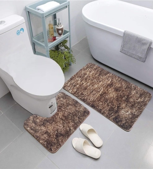 Anti Gold Microfiber 23x35 Inches Super Soft Bath Mat