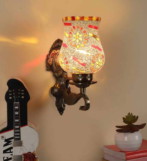 Bristol Antique Brass Aluminium Wall Sconces