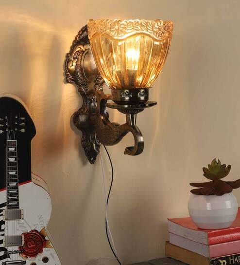 Vigo Antique Brass Aluminium Wall Sconces