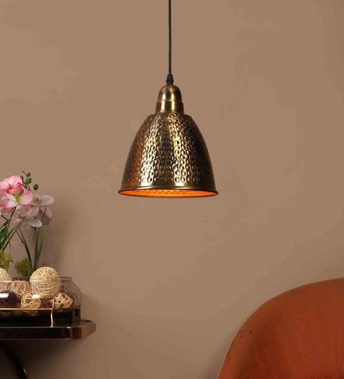 Sergio Gold Iron Hanging Light