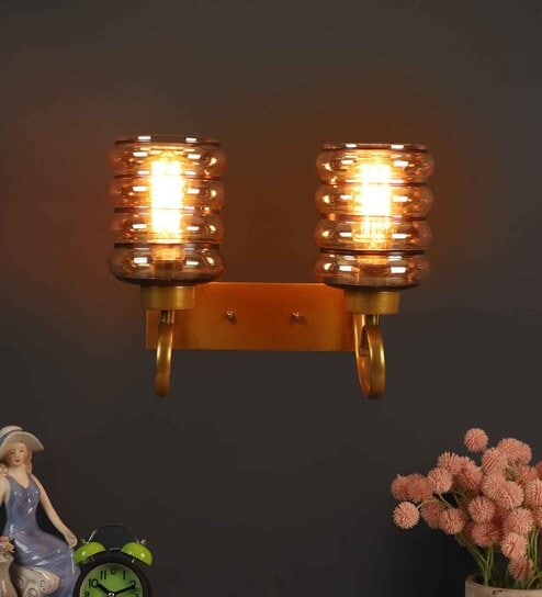 Antique Gold Iron Wall Lights