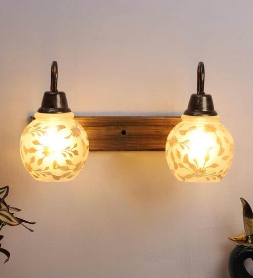 Comyo Antique Gold Metal Wall Sconces by Foziq