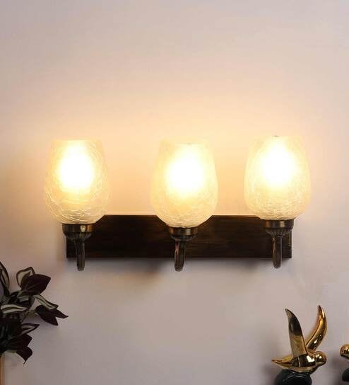 Hubble Antique Gold Metal Wall Sconces by Foziq