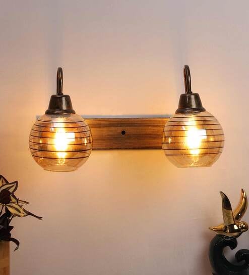 Exemplary Antique Gold Metal Wall Sconces by Foziq