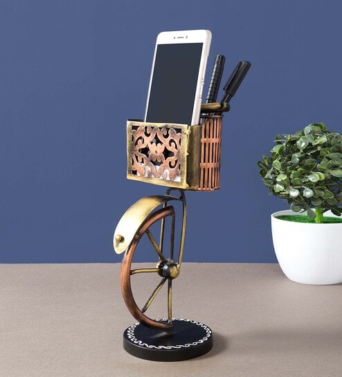 Antique Metal Lorelai Pen Stand