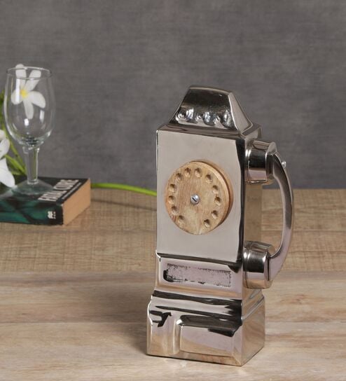 Antique Telephone Gold Aluminium Showpiece by Citilites