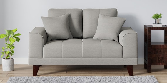 Buy Antonio 2 Seater Sofa In Ash Grey Colour By Woodsworth