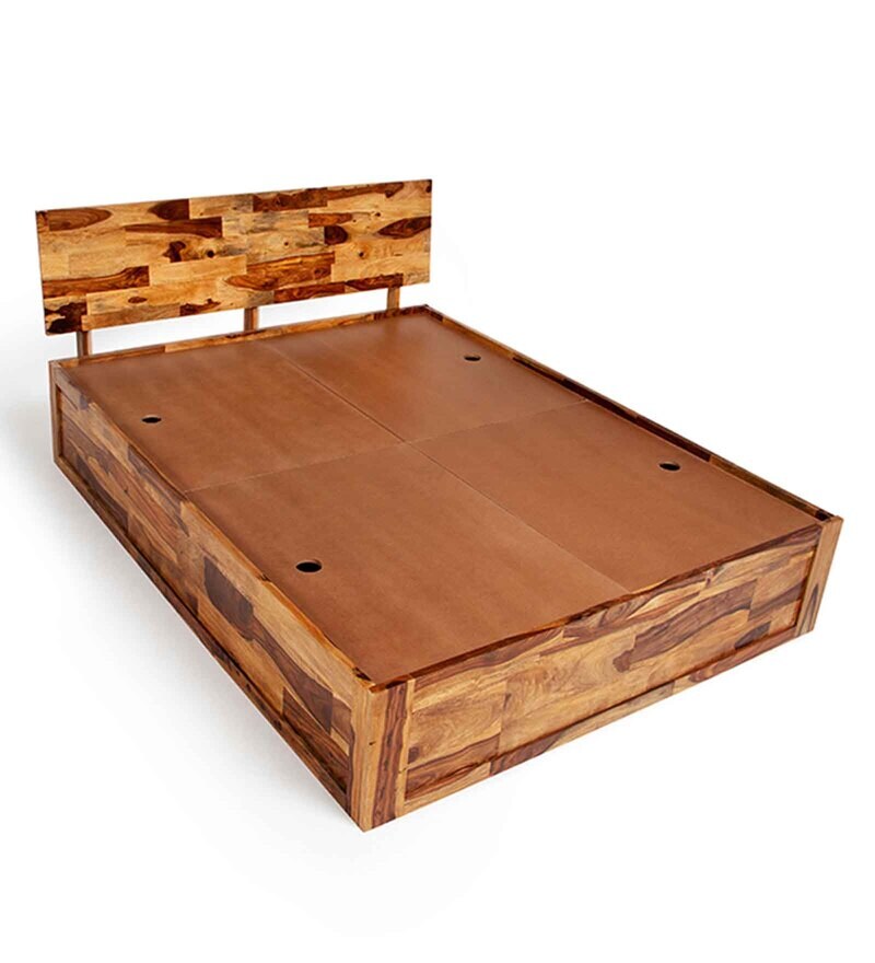 wakefit andromeda sheesham wood bed