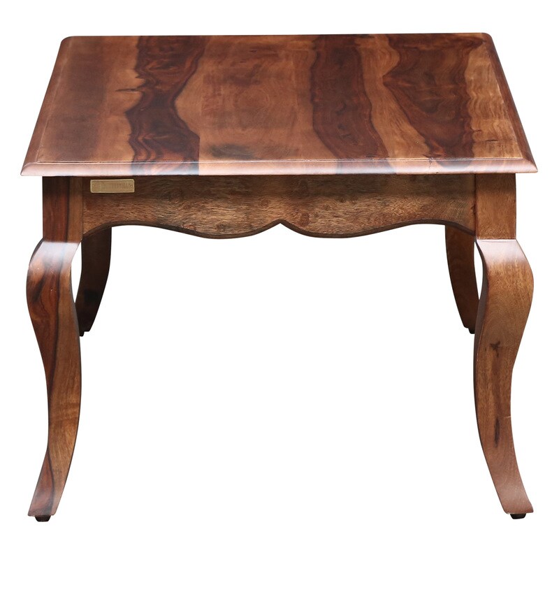 Buy Anne Solid Wood Coffee Table in Rustic Teak Finish By Amberville