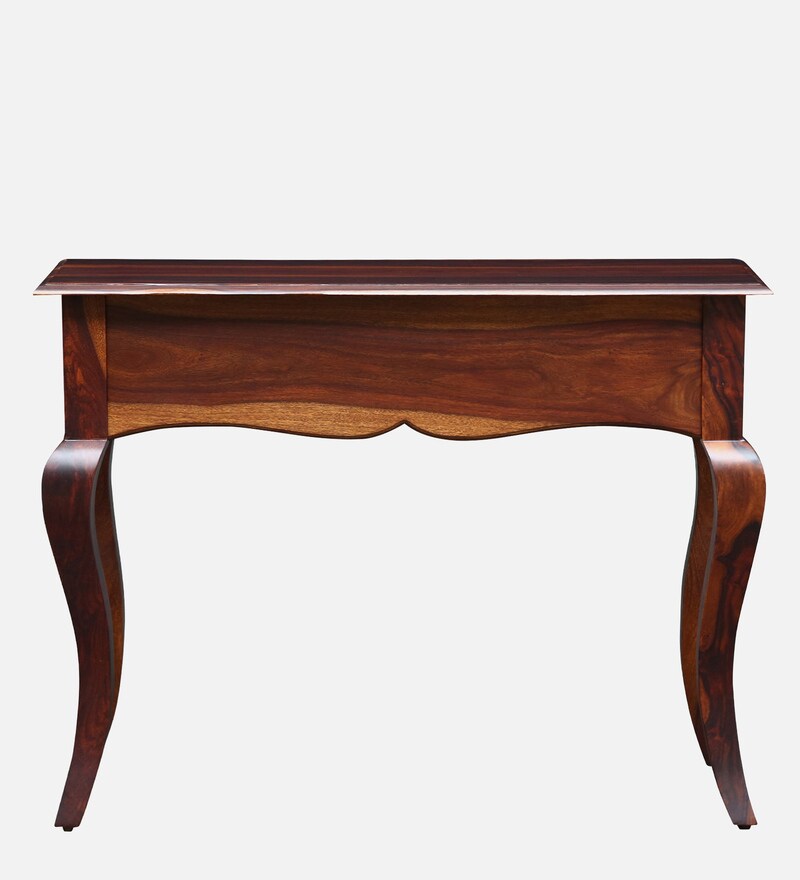 Buy Anne Sheesham Wood Console Table In Honey Oak Finish Online