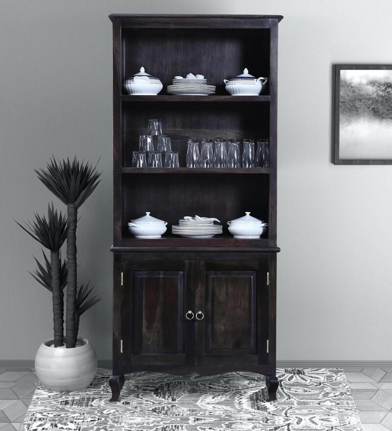 Buy Anne Solid Wood Hutch in Warm Chestnut Finish by Amberville
