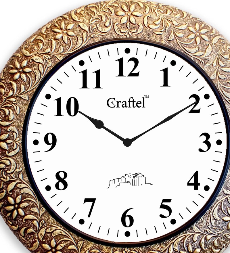 Buy Antique Brass Metal Fitted On Mdf Wooden Base with Dome Glass