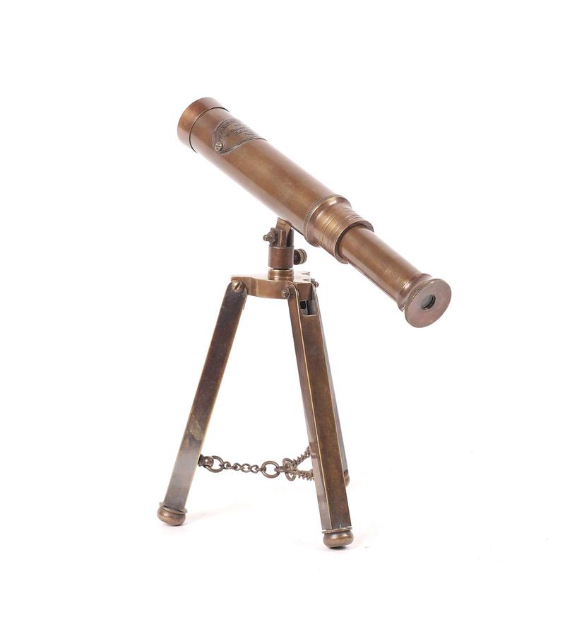 Buy Antique Brass Mini Telescope with Metal Tripod Stand Online Opticals Nautical Decor