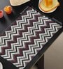 Brown (13 x 18 Inches) Cotton Geometric (Set of 4) Placemat
