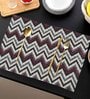 Brown (13 x 18 Inches) Cotton Geometric (Set of 6) Placemat