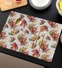 Multicolour (13 x 18 Inches) Cotton Floral (Set of 2) Placemat