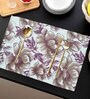 Maroon (13 x 18 Inches) Cotton Floral (Set of 2) Placemat