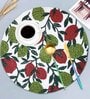 Maroon & Green Round Cotton (Dia