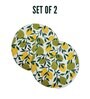 Yellow & Green Round Cotton (Dia