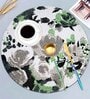 Green & Grey Round Cotton (Dia