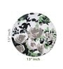Green & Grey Round Cotton (Dia