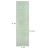 Green Cotton Printed (Set of 7) Table Linen Set