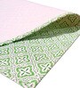 Green Cotton Printed (Set of 7) Table Linen Set