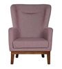 Ana Wing Chair in Light Pink Colour Ana Wing Chair in Light Pink Colour