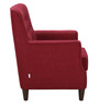 Ander  Lounge Chair In Garnet Red Colour 