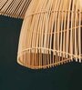 Anala Handmade Rattan Cane Pendant Hanging Light (White & Natural)