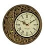 Grey MDF Analog Roman Traditional Wall Clock