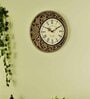 Grey MDF Analog Roman Traditional Wall Clock