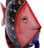 Multicolour Iron Fish Showpiece