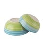 Ananda Green & Blue Ceramic (Set of 2) Serving Bowl