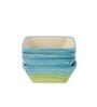 Ananda 170ml Blue & Green Ceramic (Set of 4) Dinner Bowl
