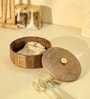 Anant Roti Box | Wooden Casserole Chapati Box