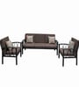 Ananta Sofa Set (3+1+1) In Brown Colour