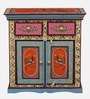 Anantya Solid Wood Hand-Painted Cabinet