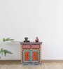Anantya Solid Wood Hand-Painted Cabinet