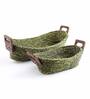 Anara Green Sabai Grass (Set of 2) Serving Basket