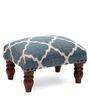 Anaya Foot Stool in Green Colour