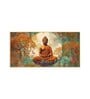 Ancient Buddha Glass Finish Horizontal Wall Art